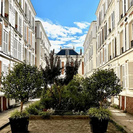 Apartment Calme & Lumineux - 4ch-8p Jourdain - Metro A La Porte Paris