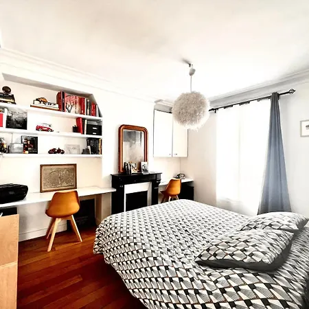 Apartment Calme & Lumineux - 4ch-8p Jourdain - Metro A La Porte Paris
